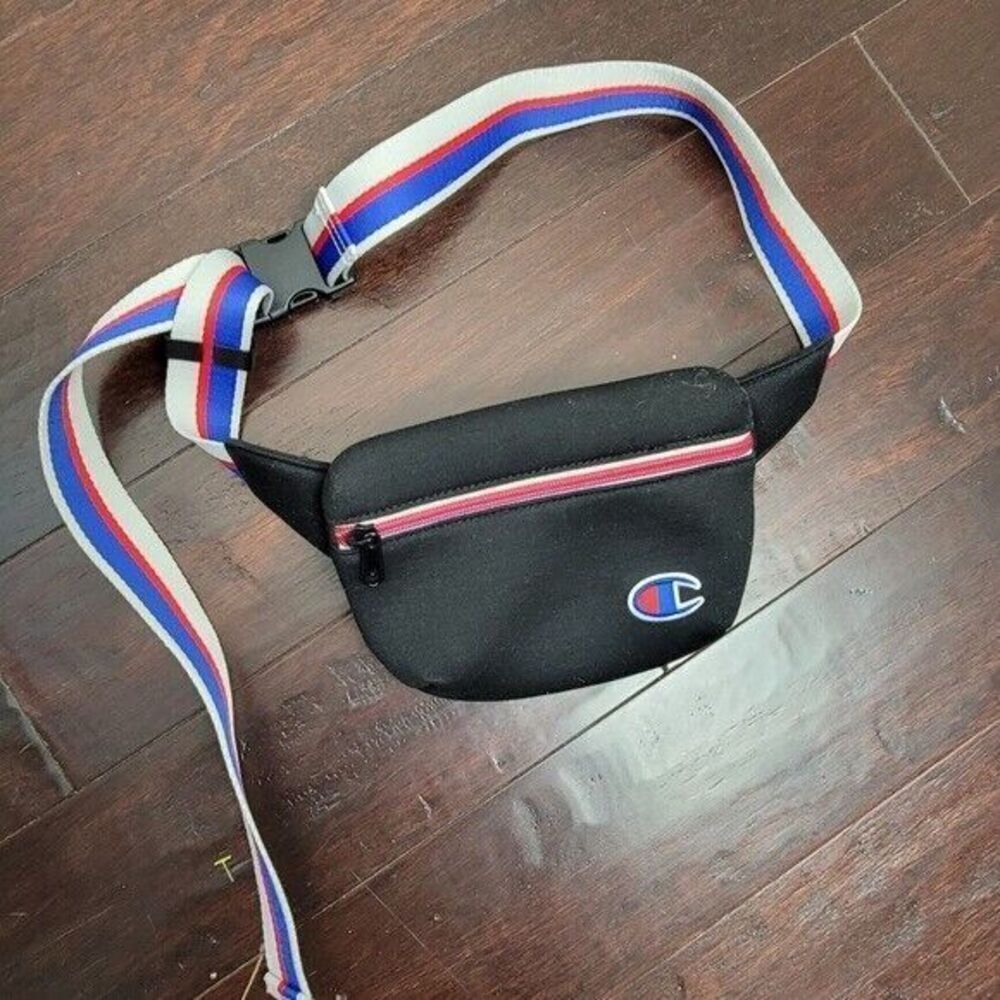 Champion Waist Adjustable Belt Bag Fanny Pack Black